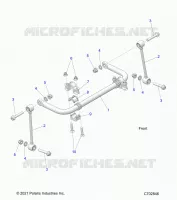 SUSPENSION, FRONT BARRE STABILISATRICE