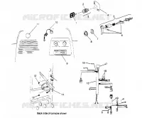 ALLUMAGE ET FAISCEAU ELECTRIQUE 440 0952760, 440 SKS 0952560,  and EUROPEAN 440 S (4929032903B005)
