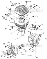 CARTERS MOTEUR AND CYLINDRE TRAIL BOSS W97AA25C (4940574057C007)