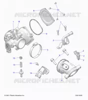 ENGINE, CORPS DE PAPILON AND FUEL RAIL