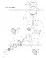 MOTEUR, VILEBREQUIN AND PISTON