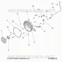 MOTEUR, ADAPTER, BELLHOUSING AND CRANK SENSOR