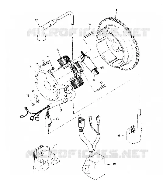 STATOR ASSEMBLY BIG BOSS 4X6 (4919801980042A)