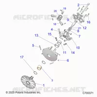 SYSTÃˆME DE TRANSMISSION, PRIMARY CLUTCH