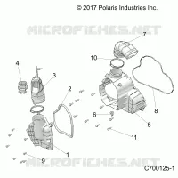ENGINE, ALTERNATEUR  COVER HVAC