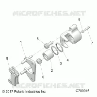 FREIN ARRIERE CALIPER