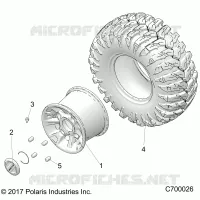 ROUES, REAR