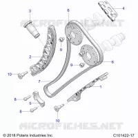 CHAINE DE DISTRIBUTION AND SPROCKET