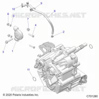 SYSTÃˆME DE TRANSMISSION, MAIN GEARCASE MOUNTING