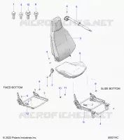 SIEGE (PASSENGER) AND SEAT BELT MOUNTING