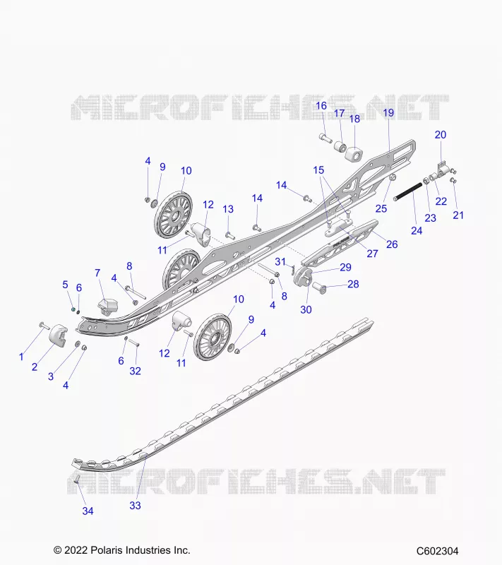 SUSPENSION, RAIL BEAM LH/RH