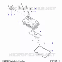 ENGINE, COUVERCLE SOUPAPE