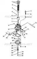 CARBURATEUR XLT E940767,  XLT SP E940667    XLT SKS E940567 (49274227420036)