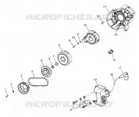 STATOR 700 RMK 0970966, 700 SKS 0970566, and EUROPEAN 700 SKS E970566 (4938573857C012)