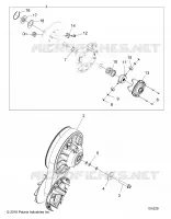 SYSTEME DE TRANSMISSION, SECONDARY CLUTCH