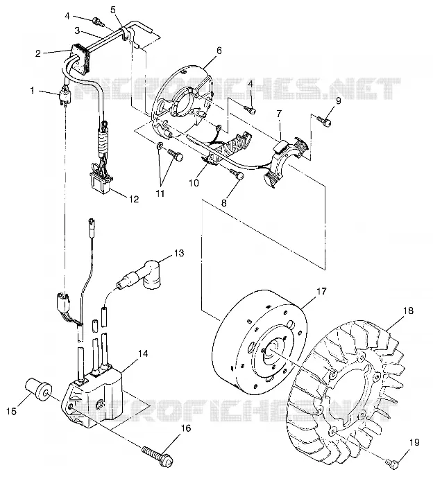 STATOR LITE TOURING 0983133 and EUROPEAN LITE TOURNG E983133 (4941934193C008)