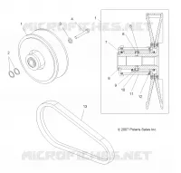 SYSTÈME DE TRANSMISSION, SECONDARY CLUTCH