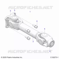 DRIVE TRAIN, PROP ARBRE DE TRANSMISSION ARRIERE