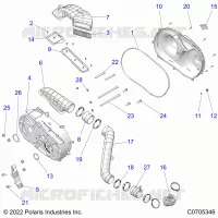 SYSTÃˆME DE TRANSMISSION, CLUTCH COVER AND DUCTING