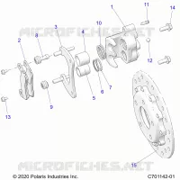 BRAKES, ETRIER DE FREIN ARRIERE
