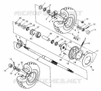 PONT ARRIERE Sportsman 400L W97AC38C (4939673967C007)