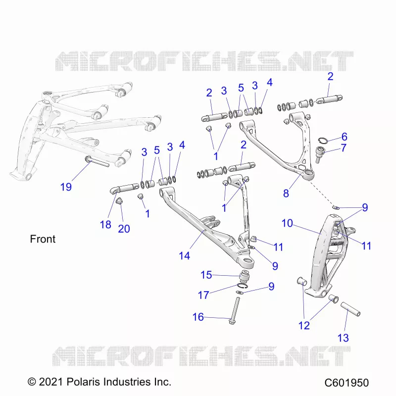 SUSPENSION, CONTROL ARMS, and SPINDLE