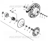 EMBRAYAGE DE TRANSMISSION SPORTSMAN 500 W969244 (4936093609C003)
