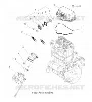 MOTEUR, SUPPORT CORPS DE PAPILLON