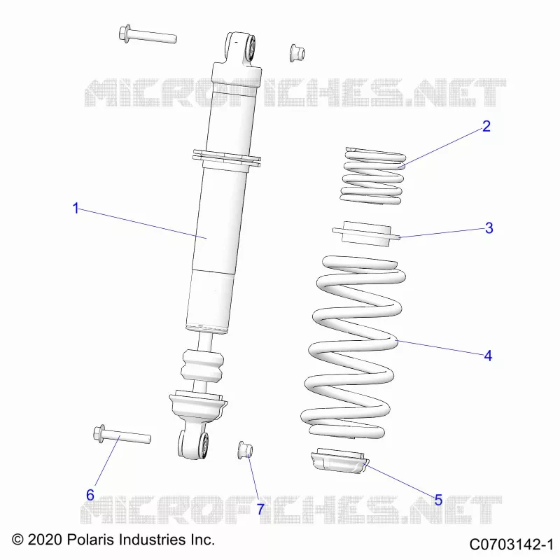 SUSPENSION ARRIERE SHOCK