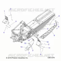 CHASSIS, PROTECTION D'EMBRAYAGE/FOOTRESTS/RUNNING BOARDS