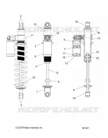 SUSPENSION, AMORTISSEUR ARRIERE TRACK