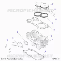 CYLINDRE AND PISTON