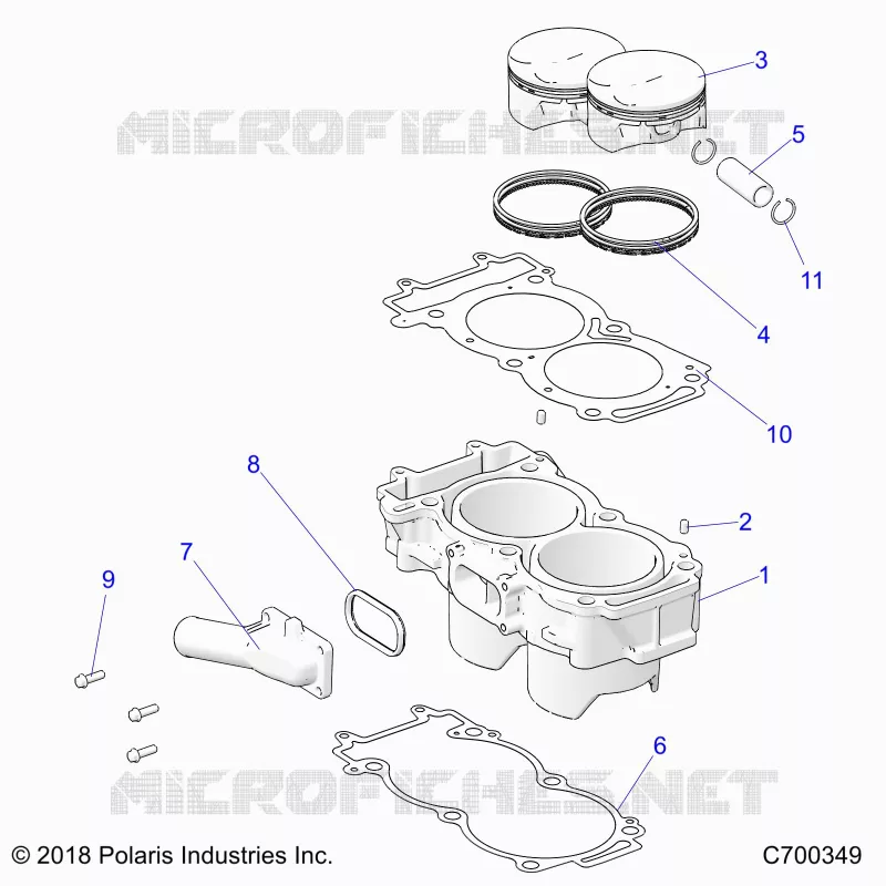 CYLINDRE AND PISTON