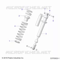 SUSPENSION, AMORTISSEUR AVANT MOUNTING, STANDARD/PREMIUM