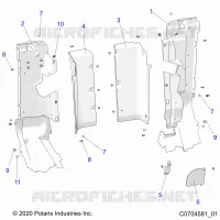 CARROSSERIE ARRIERE CLOSEOFF, SIDE PANELS