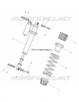 SUSPENSION, AMORTISSEUR AVANT MOUNTING
