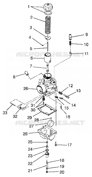 CARBURATEUR LITE TOURING 0983133 AND EUROPEAN LITE TOURNG E983133 (4941934193C006)