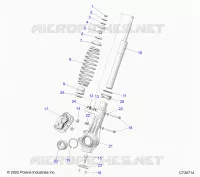 SUSPENSION, JAMBE DE FORCE AVANT