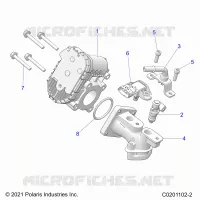 ENGINE, CORPS DE PAPILON AND FUEL RAIL