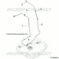 BODY, CARBURANT LINES, STD.