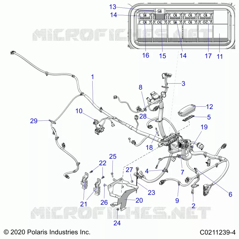 ELECTRICITE, MAIN WIRE HARNESS
