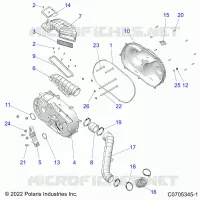 SYSTÃˆME DE TRANSMISSION, CLUTCH COVER AND DUCTING
