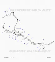 REFROIDISSEMENT ROUTING ENGINE