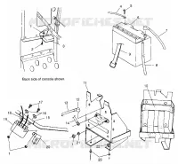 SUPPORT BATTERIE TRAIL TOURING 0982362 and EUROPEAN TRAIL TOURING E982362 (4942314231A009)
