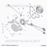 ENGINE, STATOR AND FLYROUE