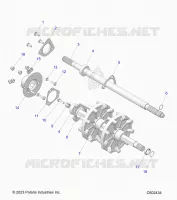 DRIVE TRAIN, JACKSHAFT AND ARBRE DE TRANSMISSION