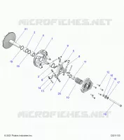 SYSTÃˆME DE TRANSMISSION, PRIMARY CLUTCH