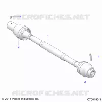 SYSTÃˆME DE TRANSMISSION, FRONT PROP SHAFT