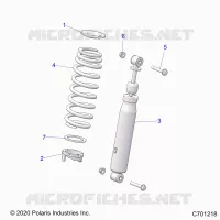 SUSPENSION, AMORTISSEUR AVANT MOUNTING
