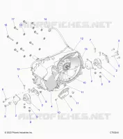 SYSTÃˆME DE TRANSMISSION, GEARCASE, MAIN, MOUNTING